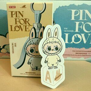 LETTER A THE MONSTERS Pin for Love Series-Vinyl Plush Pendant ✅IN STOCK ✅